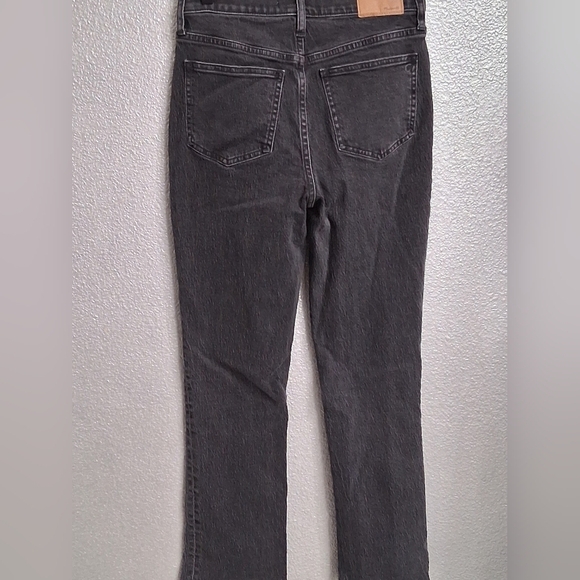 Madewell Tall Slim Demi-Boot Jeans in Lunar Wash Size 26T - Picture 7 of 12